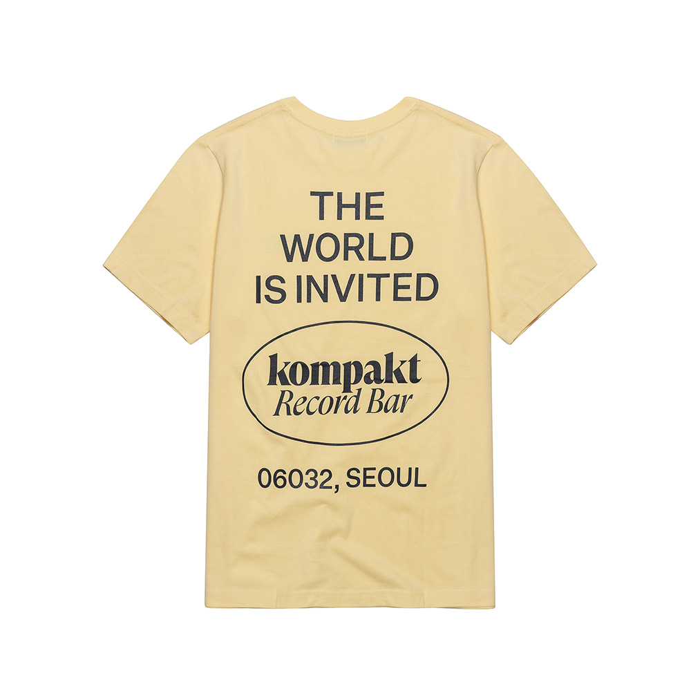 The World is Invited T-shirts - Yellow
