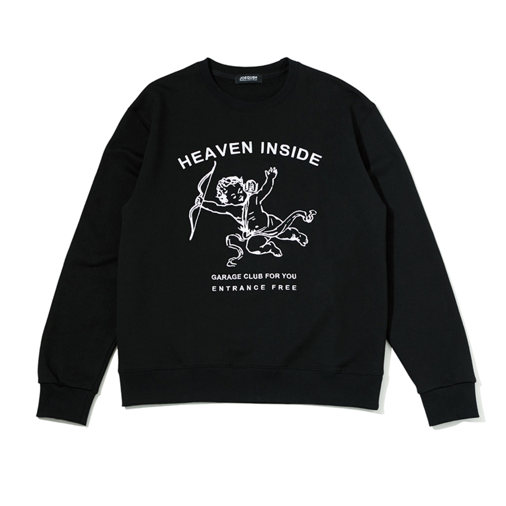 Heaven Inside Sweatshirt (Black/White)
