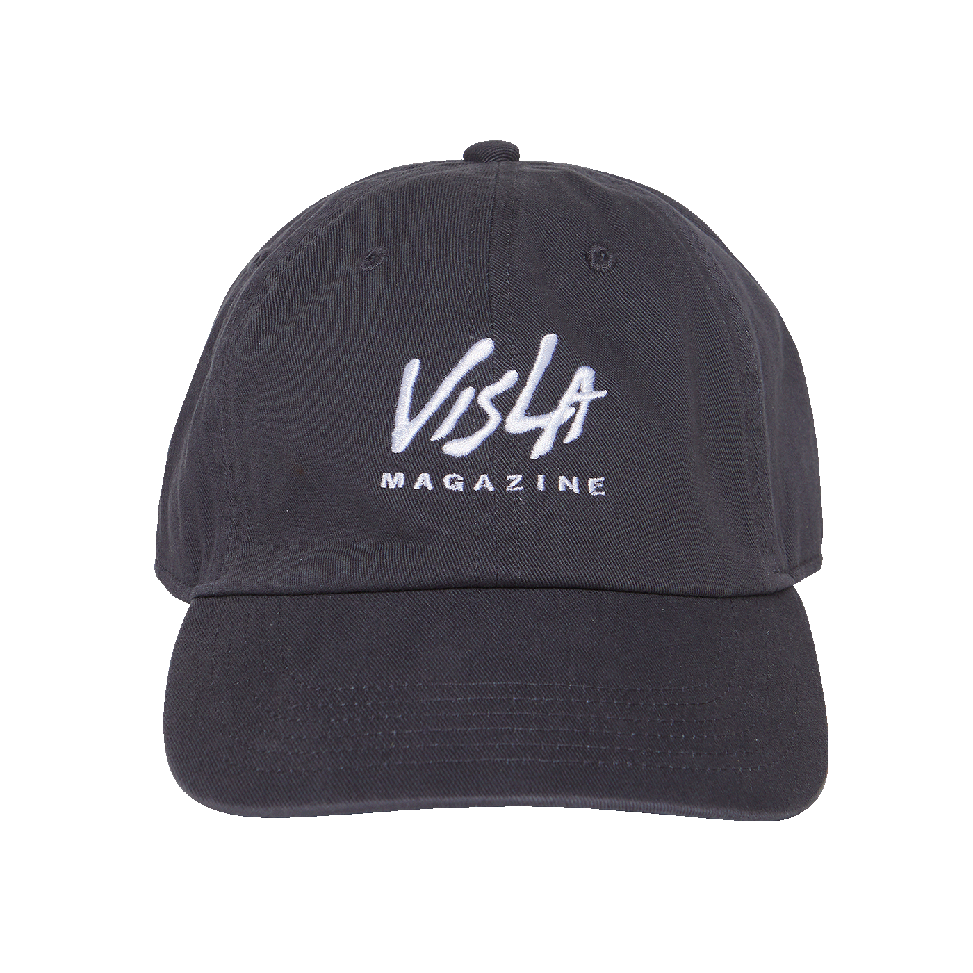 VISLA Magazine Logo Ball Cap – Charcoal