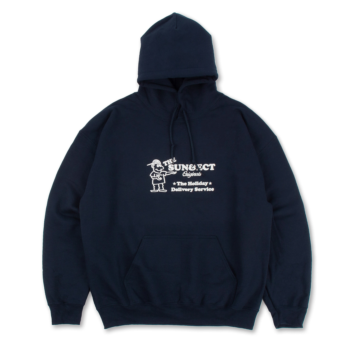 The Holiday Hoodie - Heather Navy