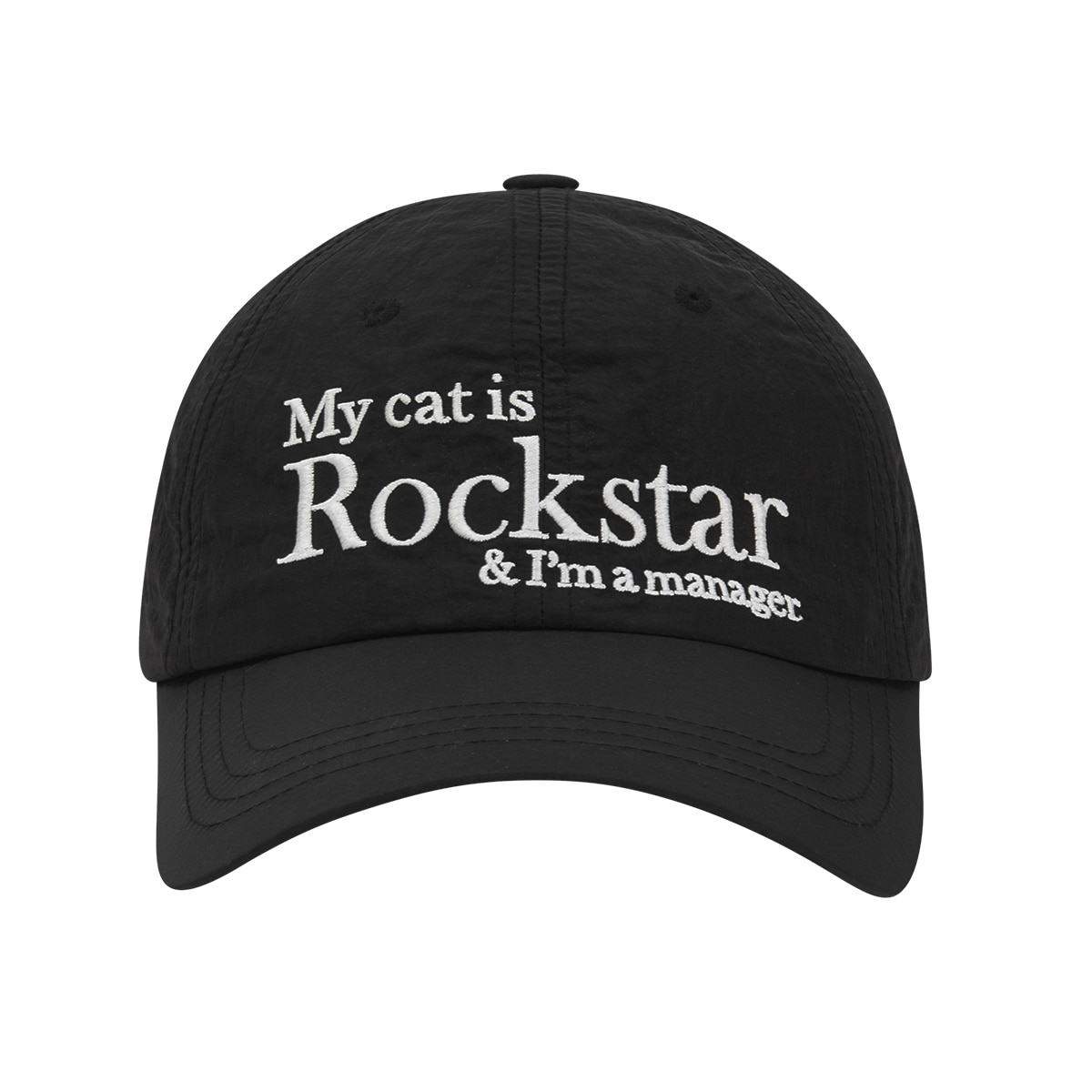 Rockstar cat cap (Black)