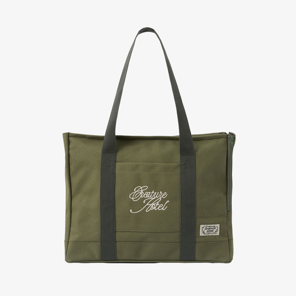 Canvas Dog Tote—Olive